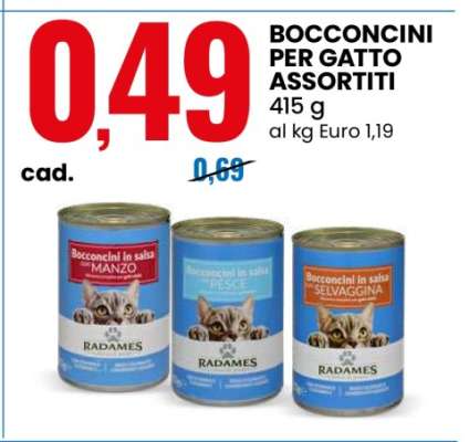 BOCCONCINI PER GATTO ASSORTITI