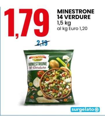 MINESTRONE 14 VERDURE
