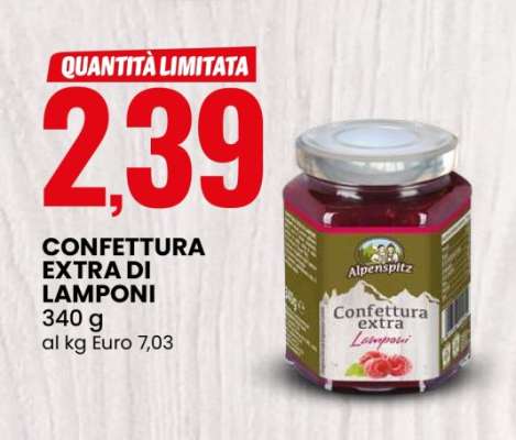 CONFETTURA EXTRA DI LAMPONI
