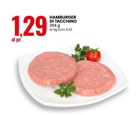 Hamburger Di Tacchino
