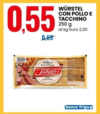WÜRSTEL CON POLLO E TACCHINO