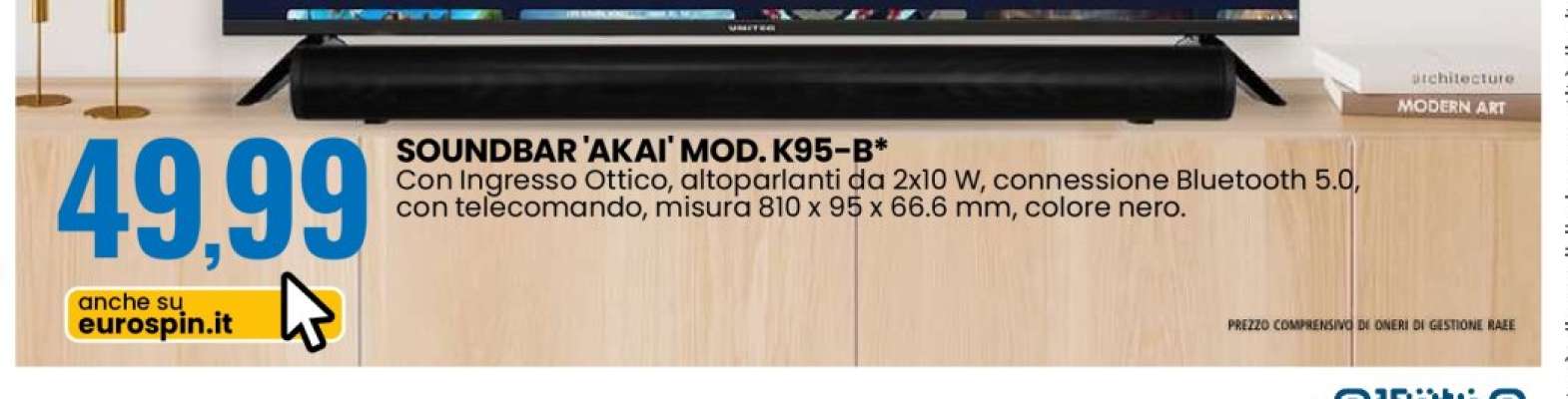 SOUNDBAR 'AKAI' MOD. K95-B