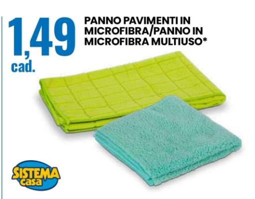 Panno pavimenti in microfibra/Panno in microfibra multiuso