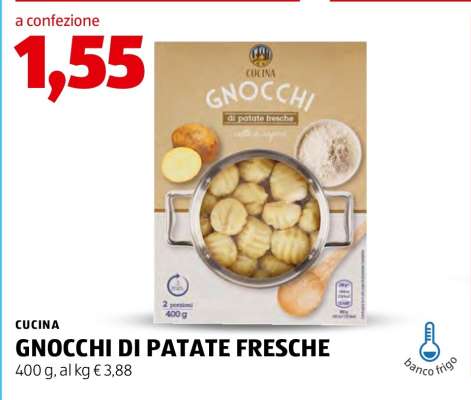 CUCINA GNOCCHI DI PATATE FRESCHE