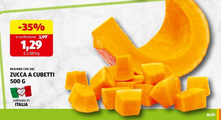 ZUCCA A CUBETTI 500 G
