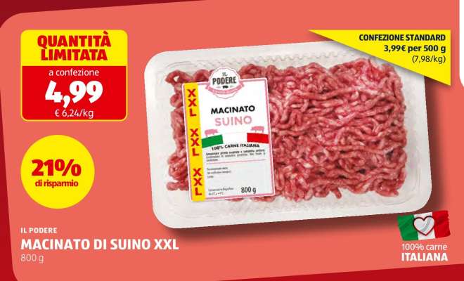 MACINATO DI SUINO XXL