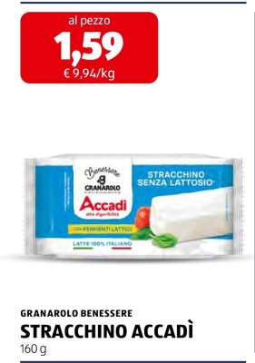 GRANAROLO BENESSERE STRACCHINO ACCADÌ