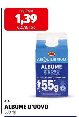 AIA ALBUME D'UOVO