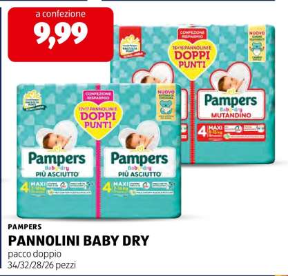 PAMPERS Pannolini Baby Dry
