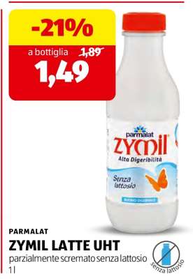 PARMALAT ZYMIL LATTE UHT