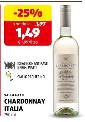 VALLA GATTI CHARDONNAY ITALIA
