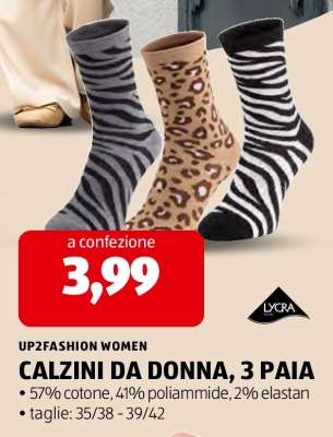 CALZINI DA DONNA, 3 PAIA