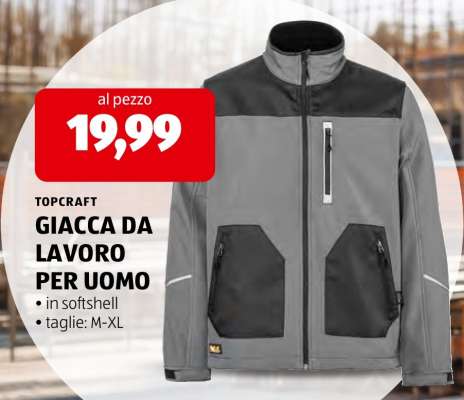 TOPCRAFT GIACCA DA LAVORO PER UOMO