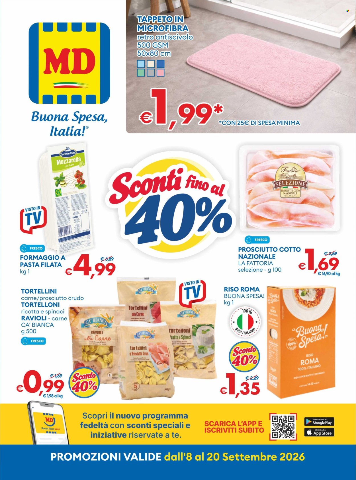 Volantino MD Discount - 8/9/2026 - 20/9/2026. Pagina 1