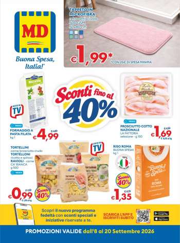 Volantino MD Discount - 8/9/2026 - 20/9/2026.