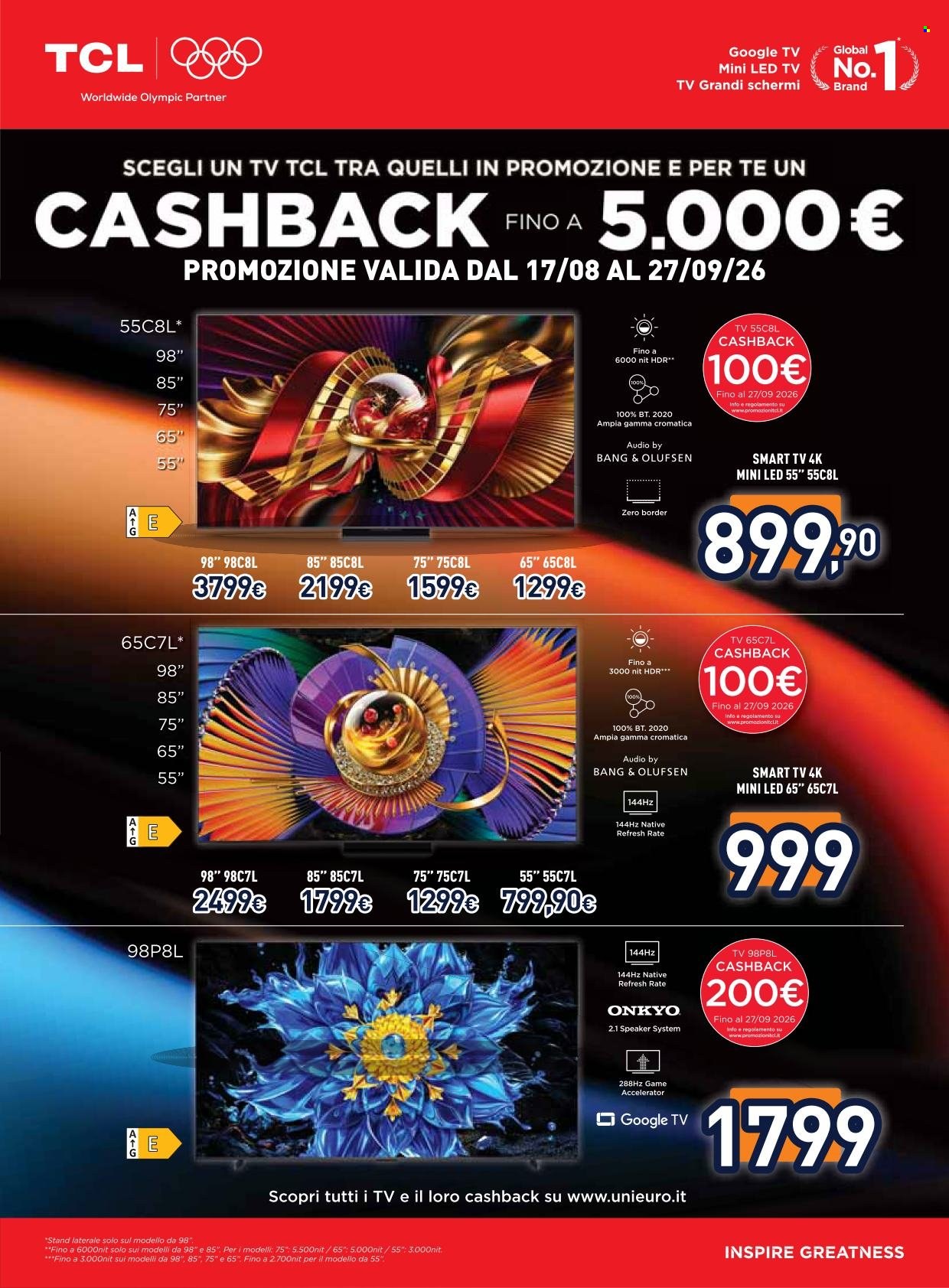 Volantino Unieuro - 7/9/2026 - 17/9/2026. Pagina 6
