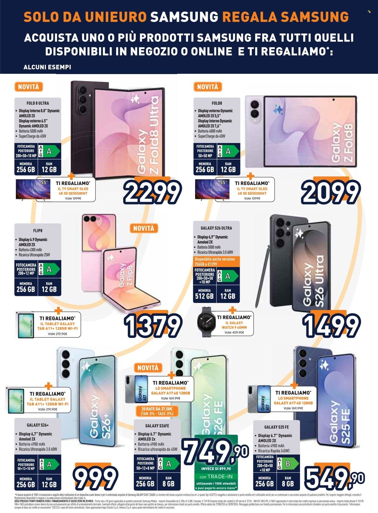 Volantino Unieuro - 7/9/2026 - 13/9/2026. Pagina 4
