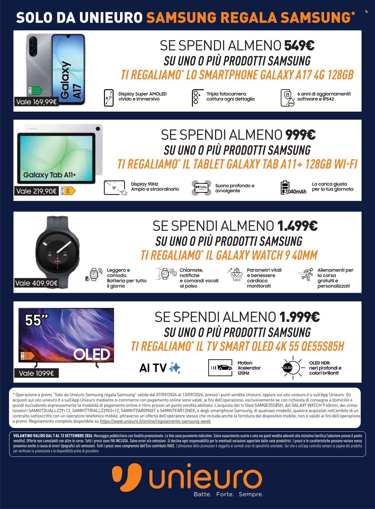 Volantino Unieuro - 7/9/2026 - 13/9/2026. Pagina 12