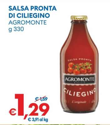 SALSA PRONTA DI CILIEGINO