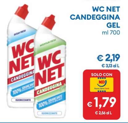 WC NET Candeggina Gel