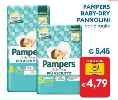 PAMPERS Baby-dry Pannolini