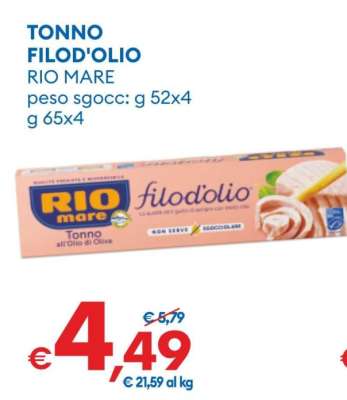 TONNO FILOD'OLIO