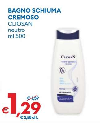BAGNO SCHIUMA CREMOSO