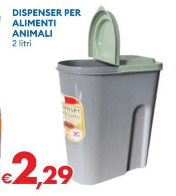 DISPENSER PER ALIMENTI ANIMALI