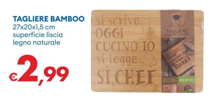 TAGLIERE BAMBOO