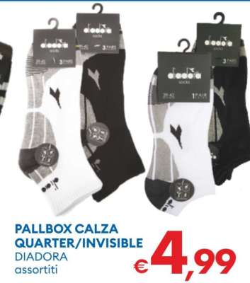 PALLBOX CALZA QUARTER/ INVISIBLE