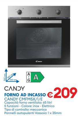 FORNO AD INCASSO