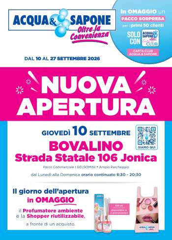 Volantino Acqua & Sapone - 10/9/2026 - 27/9/2026.