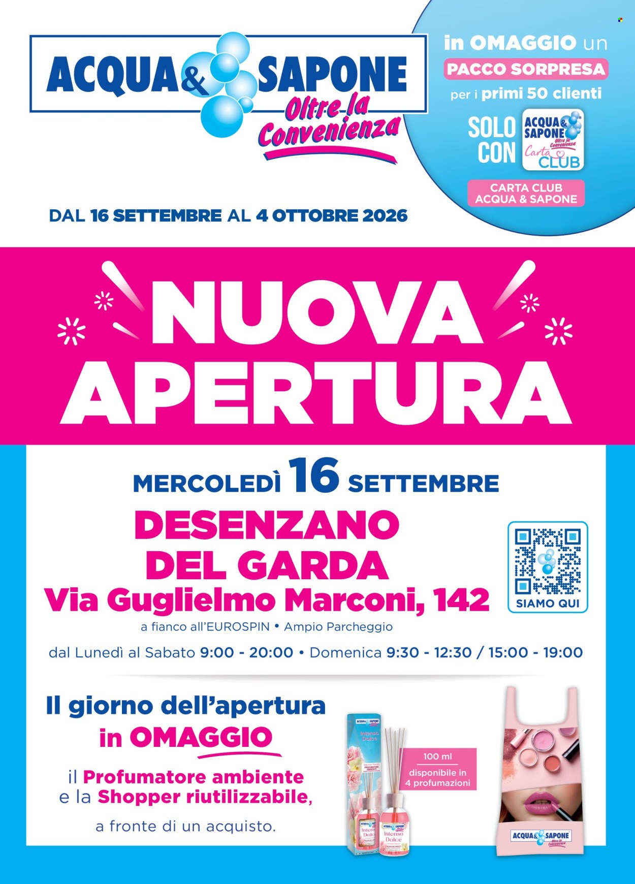 Volantino Acqua & Sapone - 16/9/2026 - 4/10/2026. Pagina 1