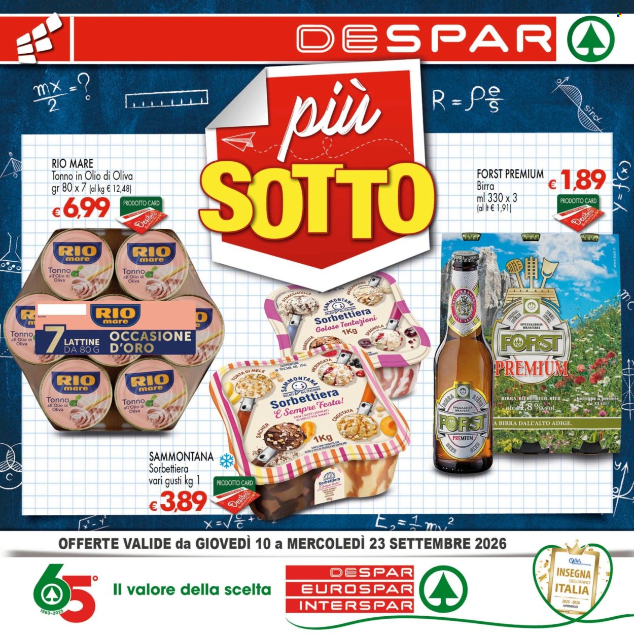 Volantino Interspar - 10/9/2026 - 23/9/2026. Pagina 1