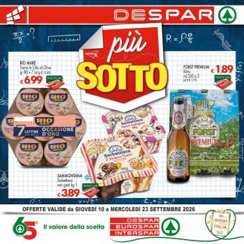 Volantino Interspar - 10/9/2026 - 23/9/2026.