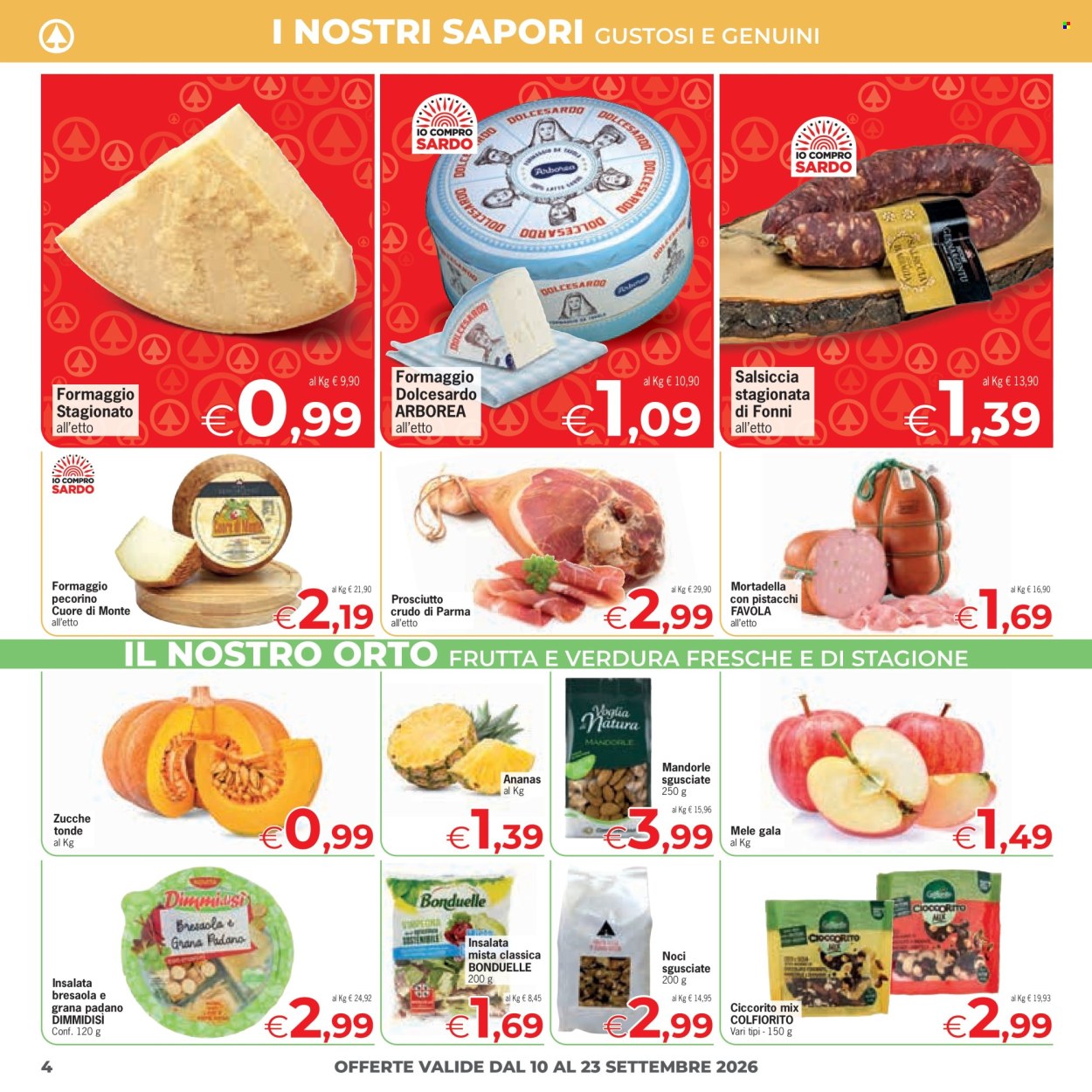 Volantino Eurospar - 10/9/2026 - 23/9/2026. Pagina 4