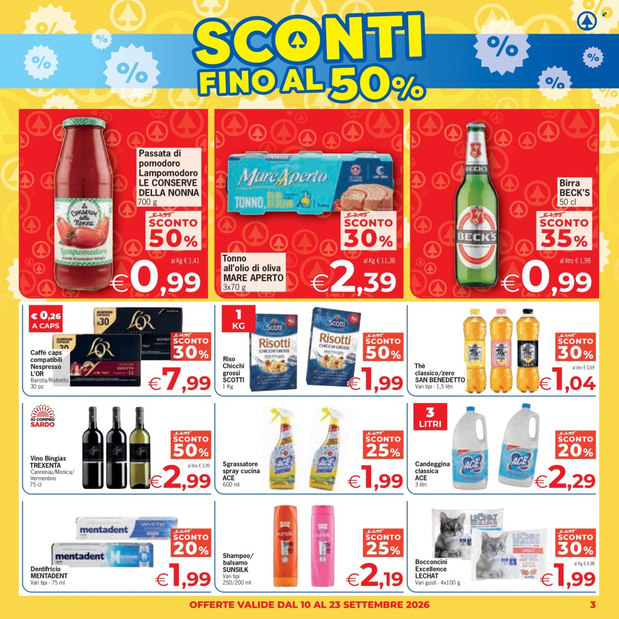 Volantino Eurospar - 10/9/2026 - 23/9/2026. Pagina 3