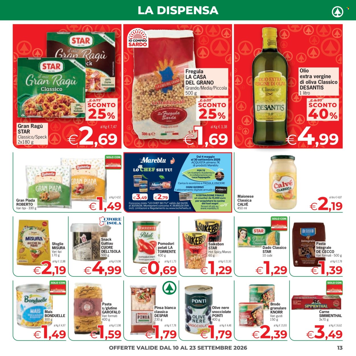 Volantino Eurospar - 10/9/2026 - 23/9/2026. Pagina 13