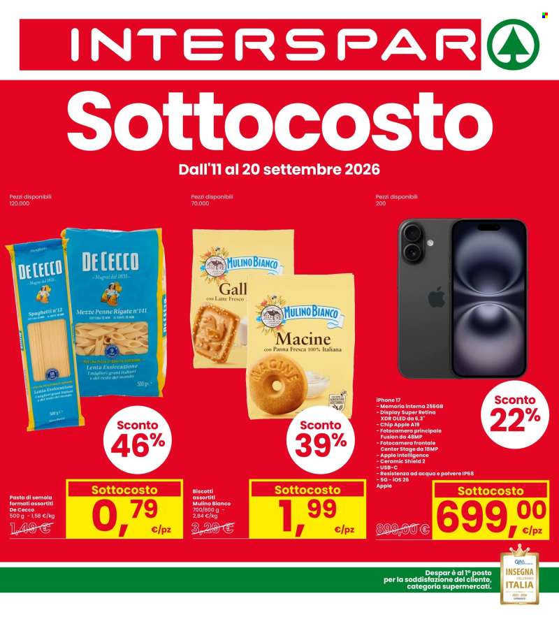 Volantino Interspar - 11/9/2026 - 23/9/2026.