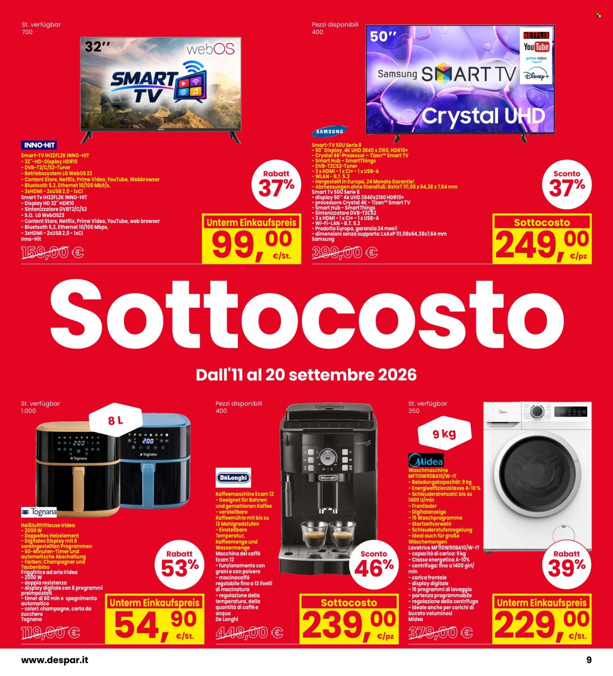 Volantino Interspar - 11/9/2026 - 23/9/2026. Pagina 9