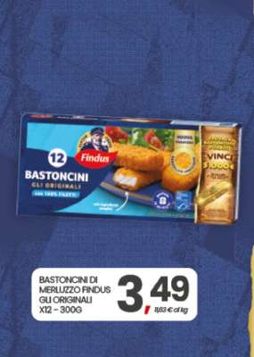 BASTONCINI DI MERLUZZO FINDUS GLI ORIGINALI