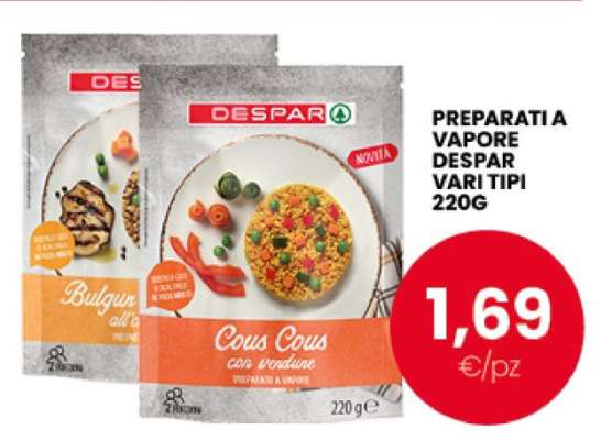 PREPARATI A VAPORE DESPAR VARI TIPI 220G