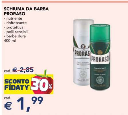 SCHIUMA DA BARBA PRORASO