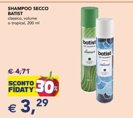 SHAMPOO SECCO BATIST