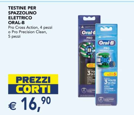 TESTINE PER SPAZZOLINO ELETTRICO ORAL-B