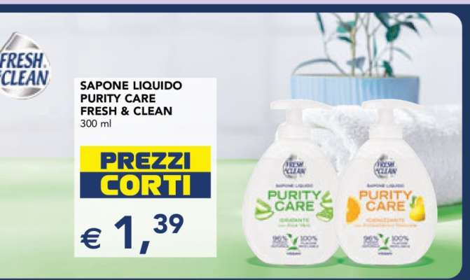 SAPONE LIQUIDO PURITY CARE FRESH & CLEAN
