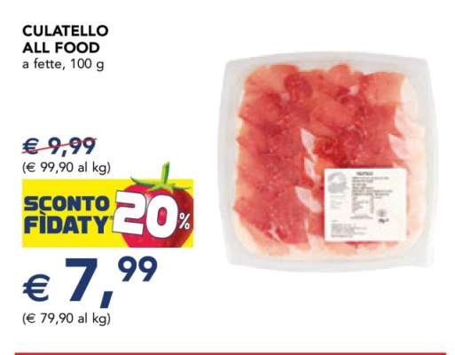 Culatello All Food