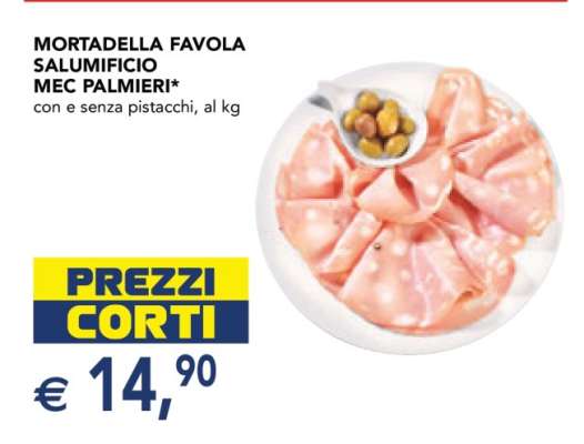 Mortadella Favola Salumificio Mec Palmieri