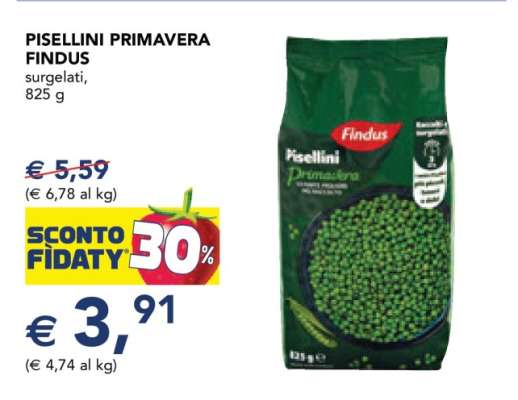 Pisellini Primavera Findus