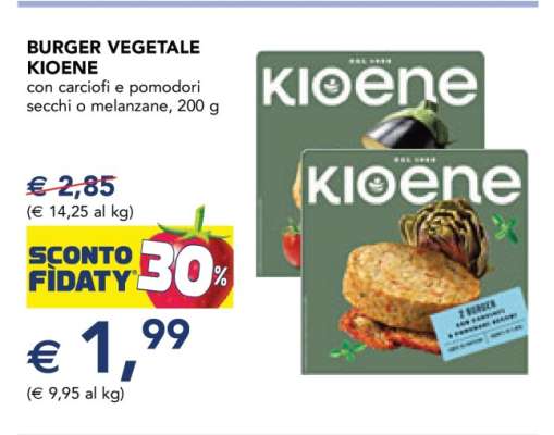 Burger Vegetale Kioene